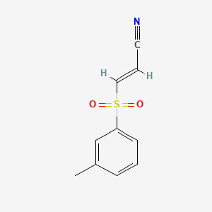 B598441 3-(m-Tolylsulfonyl)acrylonitrile CAS No. 1012-69-7