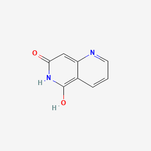 B598444 1,6-Naphthyridine-5,7-diol CAS No. 1201785-07-0