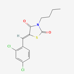3-butyl-5-(2,4-dichlorobenzylidene)-1,3-thiazolidine-2,4-dione