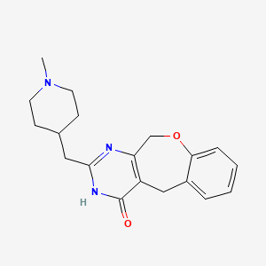 2-[(1-methylpiperidin-4-yl)methyl]-5,11-dihydro[1]benzoxepino[3,4-d]pyrimidin-4(3H)-one