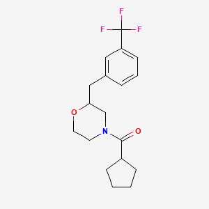 4-(cyclopentylcarbonyl)-2-[3-(trifluoromethyl)benzyl]morpholine