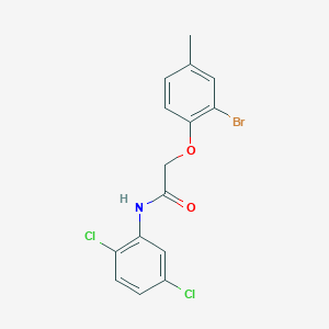 molecular formula C15H12BrCl2NO2 B5984546 2-(2-bromo-4-methylphenoxy)-N-(2,5-dichlorophenyl)acetamide 