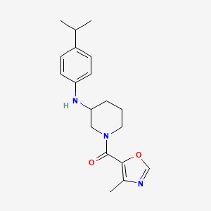 N-(4-isopropylphenyl)-1-[(4-methyl-1,3-oxazol-5-yl)carbonyl]-3-piperidinamine