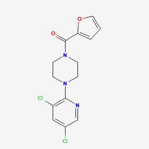 1-(3,5-dichloropyridin-2-yl)-4-(2-furoyl)piperazine