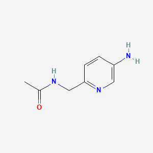N-((5-Aminopyridin-2-YL)methyl)acetamide