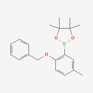 2-Benzyloxy-5-methylphenylboronic acid pinacol ester