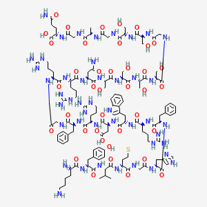 molecular formula C128H193N45O39S B598488 Lys-gamma3-MSH CAS No. 156159-18-1