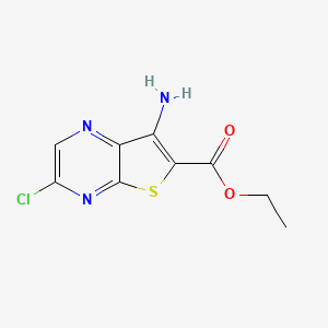 Ethyl 7-amino-3-chlorothieno[2,3-b]pyrazine-6-carboxylate