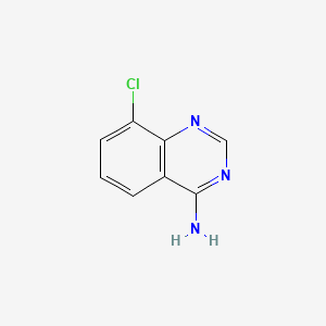 molecular formula C8H6ClN3 B598491 8-Chloroquinazolin-4-amine CAS No. 19808-37-8