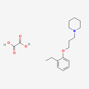 molecular formula C18H27NO5 B5984980 1-[3-(2-ethylphenoxy)propyl]piperidine oxalate 
