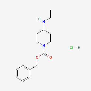B598502 Benzyl 4-(ethylamino)piperidine-1-carboxylate hydrochloride CAS No. 1202990-43-9