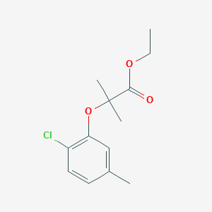 molecular formula C13H17ClO3 B5985141 ethyl 2-(2-chloro-5-methylphenoxy)-2-methylpropanoate 