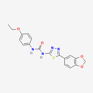 N-[5-(1,3-benzodioxol-5-yl)-1,3,4-thiadiazol-2-yl]-N'-(4-ethoxyphenyl)urea