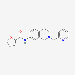 N-[2-(2-pyridinylmethyl)-1,2,3,4-tetrahydro-7-isoquinolinyl]tetrahydro-2-furancarboxamide