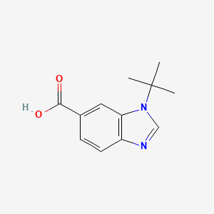 B598530 1-T-Butyl-benzoimidazole-6-carboxylic acid CAS No. 1199773-33-5