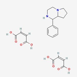 molecular formula C21H26N2O8 B5985323 1-phenyloctahydropyrrolo[1,2-a]pyrazine di(2-butenedioate) 