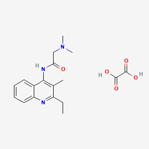 N~1~-(2-ethyl-3-methyl-4-quinolinyl)-N~2~,N~2~-dimethylglycinamide oxalate