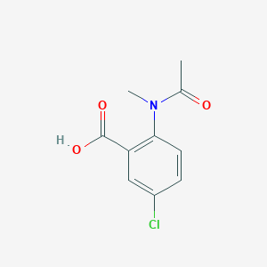 2-[acetyl(methyl)amino]-5-chlorobenzoic acid