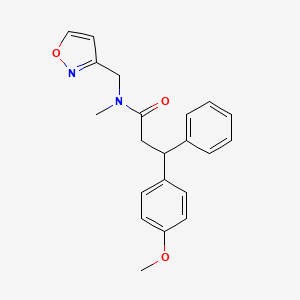 N-(3-isoxazolylmethyl)-3-(4-methoxyphenyl)-N-methyl-3-phenylpropanamide