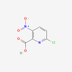 molecular formula C6H3ClN2O4 B598544 6-氯-3-硝基吡啶-2-羧酸 CAS No. 1204400-58-7