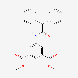 molecular formula C24H21NO5 B5985514 dimethyl 5-[(diphenylacetyl)amino]isophthalate 
