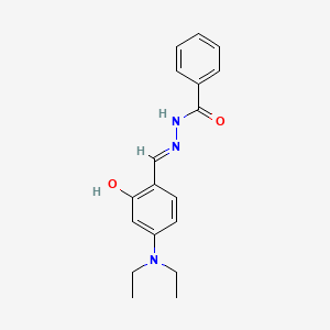 N'-[4-(diethylamino)-2-hydroxybenzylidene]benzohydrazide