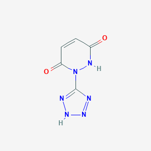 molecular formula C5H4N6O2 B5985567 6-hydroxy-2-(1H-tetrazol-5-yl)-3(2H)-pyridazinone 