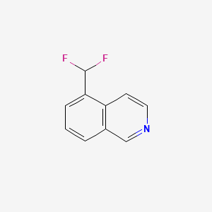 molecular formula C10H7F2N B598566 5-(Difluoromethyl)isoquinoline CAS No. 1204298-57-6