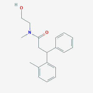 N-(2-hydroxyethyl)-N-methyl-3-(2-methylphenyl)-3-phenylpropanamide