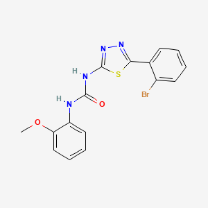 N-[5-(2-bromophenyl)-1,3,4-thiadiazol-2-yl]-N'-(2-methoxyphenyl)urea