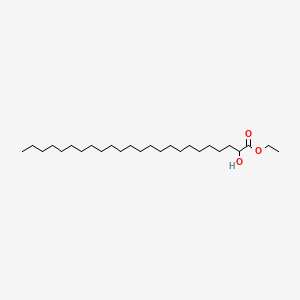 molecular formula C26H52O3 B598577 2-Hydroxytetracosanoic acid ethyl ester CAS No. 124111-47-3