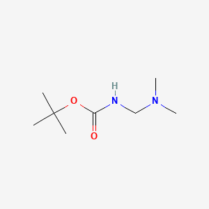 molecular formula C8H18N2O2 B598578 tert-Butyl [(dimethylamino)methyl]carbamate CAS No. 197167-82-1
