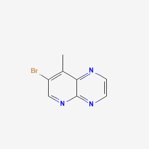 molecular formula C8H6BrN3 B598582 7-Bromo-8-methylpyrido[2,3-b]pyrazine CAS No. 116605-69-7