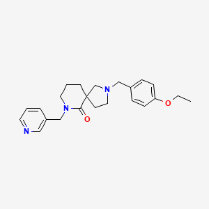 2-(4-ethoxybenzyl)-7-(3-pyridinylmethyl)-2,7-diazaspiro[4.5]decan-6-one