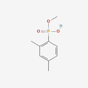 molecular formula C9H13O3P B598585 (2,4-Dimethyl-phenyl)-phosphonic acid methyl ester CAS No. 1198089-62-1