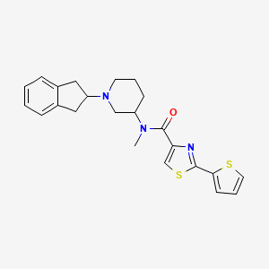 N-[1-(2,3-dihydro-1H-inden-2-yl)-3-piperidinyl]-N-methyl-2-(2-thienyl)-1,3-thiazole-4-carboxamide