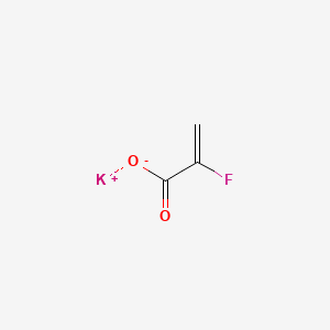 molecular formula C3H2FKO2 B598593 Potassium 2-fluoroacrylate CAS No. 116653-51-1
