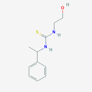 N-(2-hydroxyethyl)-N'-(1-phenylethyl)thiourea