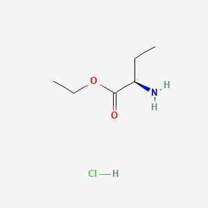 molecular formula C6H14ClNO2 B598603 Ethyl D-homoalaninate hydrochloride CAS No. 127641-80-9