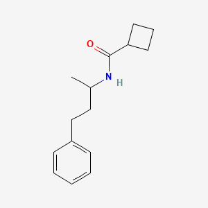 N-(1-methyl-3-phenylpropyl)cyclobutanecarboxamide