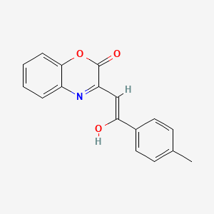 3-[2-(4-methylphenyl)-2-oxoethylidene]-3,4-dihydro-2H-1,4-benzoxazin-2-one