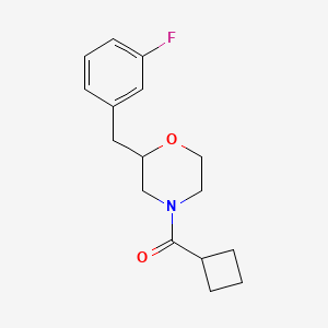 4-(cyclobutylcarbonyl)-2-(3-fluorobenzyl)morpholine