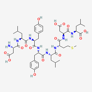 molecular formula C49H72N8O15S B598627 Fibronectin Receptor Peptide (124-131) CAS No. 172516-80-2