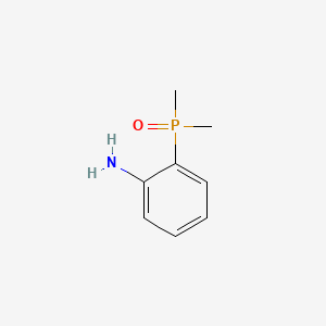 molecular formula C8H12NOP B598628 (2-Aminophenyl)dimethylphosphine oxide CAS No. 1197953-47-1