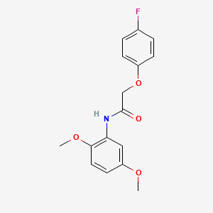 molecular formula C16H16FNO4 B5986290 N-(2,5-dimethoxyphenyl)-2-(4-fluorophenoxy)acetamide CAS No. 5725-88-2