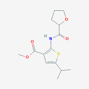 methyl 5-isopropyl-2-[(tetrahydro-2-furanylcarbonyl)amino]-3-thiophenecarboxylate