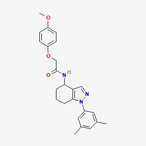 molecular formula C24H27N3O3 B5986373 N-[1-(3,5-dimethylphenyl)-4,5,6,7-tetrahydro-1H-indazol-4-yl]-2-(4-methoxyphenoxy)acetamide 