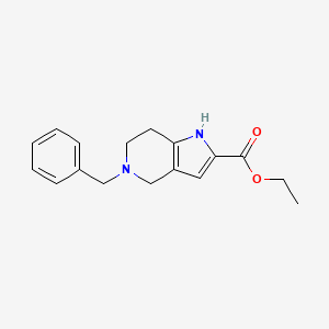 ethyl 5-benzyl-4,5,6,7-tetrahydro-1H-pyrrolo[3,2-c]pyridine-2-carboxylate