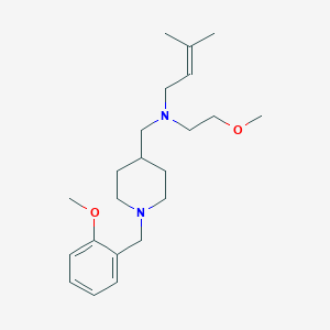 N-{[1-(2-methoxybenzyl)-4-piperidinyl]methyl}-N-(2-methoxyethyl)-3-methyl-2-buten-1-amine