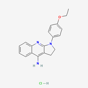 molecular formula C19H20ClN3O B5986644 1-(4-ethoxyphenyl)-2,3-dihydro-1H-pyrrolo[2,3-b]quinolin-4-amine hydrochloride 